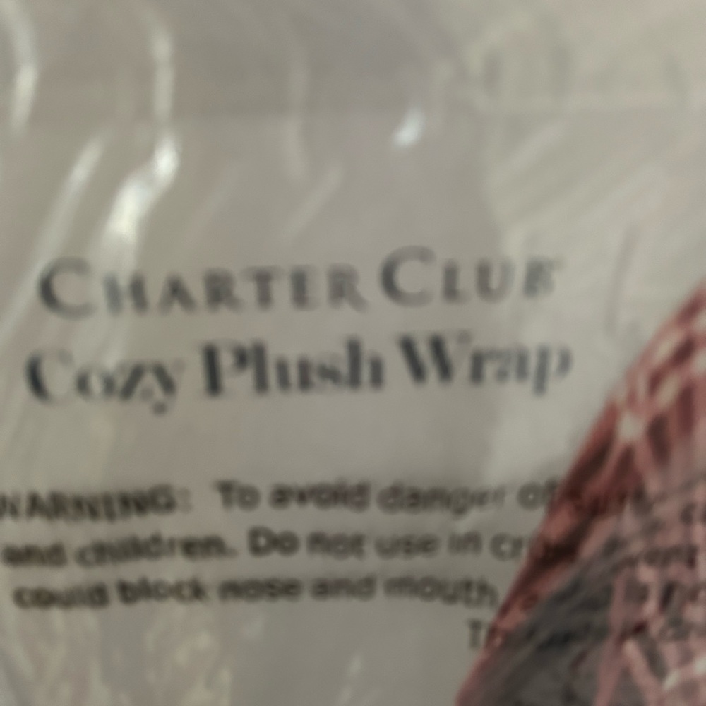 Charter Club Cozy Plush Wrap - Picture 4 of 5